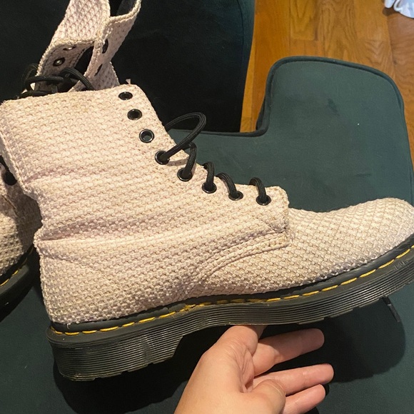 Doc Marten Boots. Pale pink, textured. Size 8 women’s - Picture 6 of 6